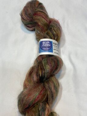 Blue Moon Fiber Arts X-Mas Rock Color - 90% Kid Mohair/ 10% Nylon